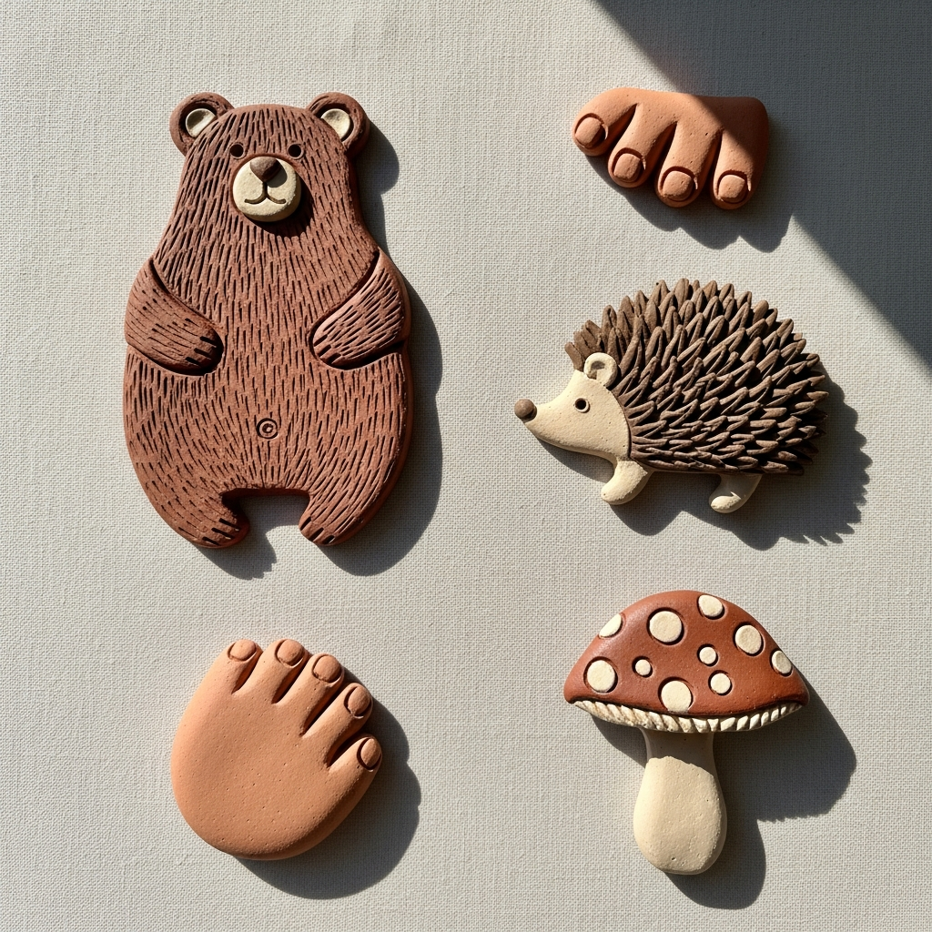 Глиняные фигурки — результат курса