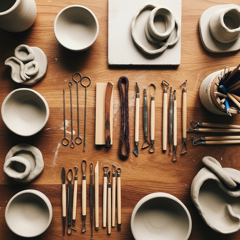 Рабочее место для лепки